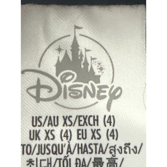 Disney Stitch Black Graphic Sweatshirt Kids XS Colorful Cartoon Pullover - Picture 7 of 8